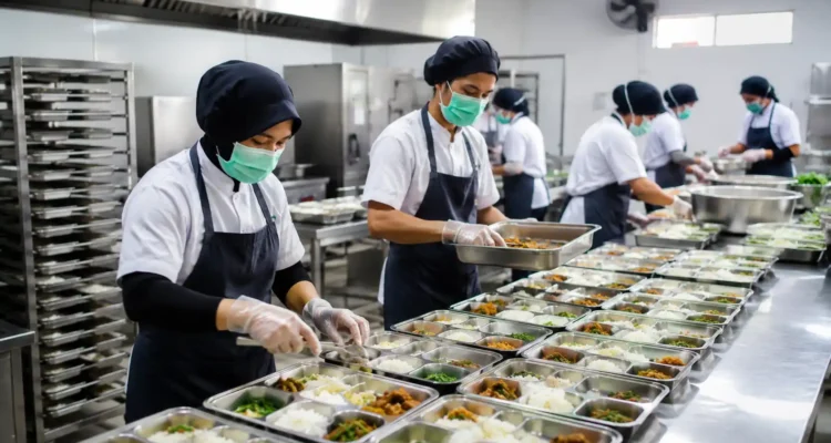 Dapur Program Makan Bergizi Gratis di Kabupaten Serang yang belum memiliki Sertifikat Laik Higiene Sanitasi.