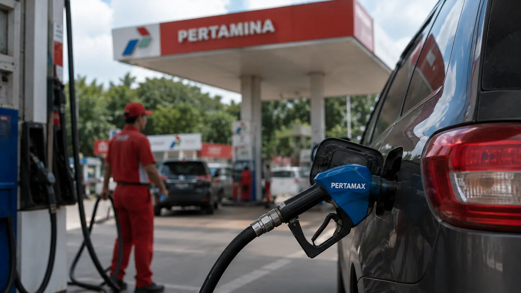 Ilustrasi Pengisian BBM Pertamax