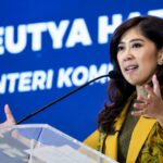 Meutya Hafid saat menyampaikan pentingnya literasi digital dan peran generasi muda menjaga ruang digital Indonesia.