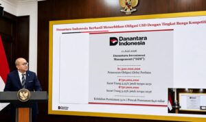 Danantara Indonesia memaparkan hasil penerbitan obligasi global senilai US$1,5 miliar.