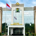 Gedung Polres Tangerang Selatan terkait pemberitaan penanganan dugaan kasus Kasat Narkoba oleh Bareskrim Polri.