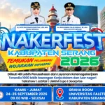Naker Fest Kabupaten Serang 2026 buka lowongan kerja