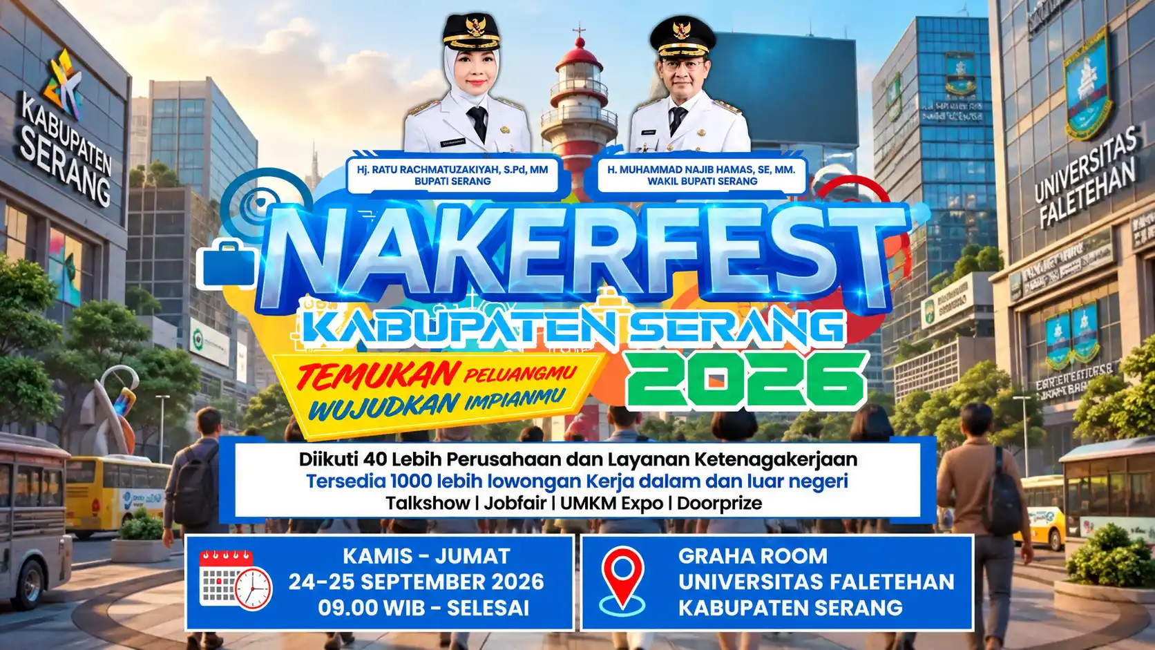 Naker Fest Kabupaten Serang 2026 buka lowongan kerja