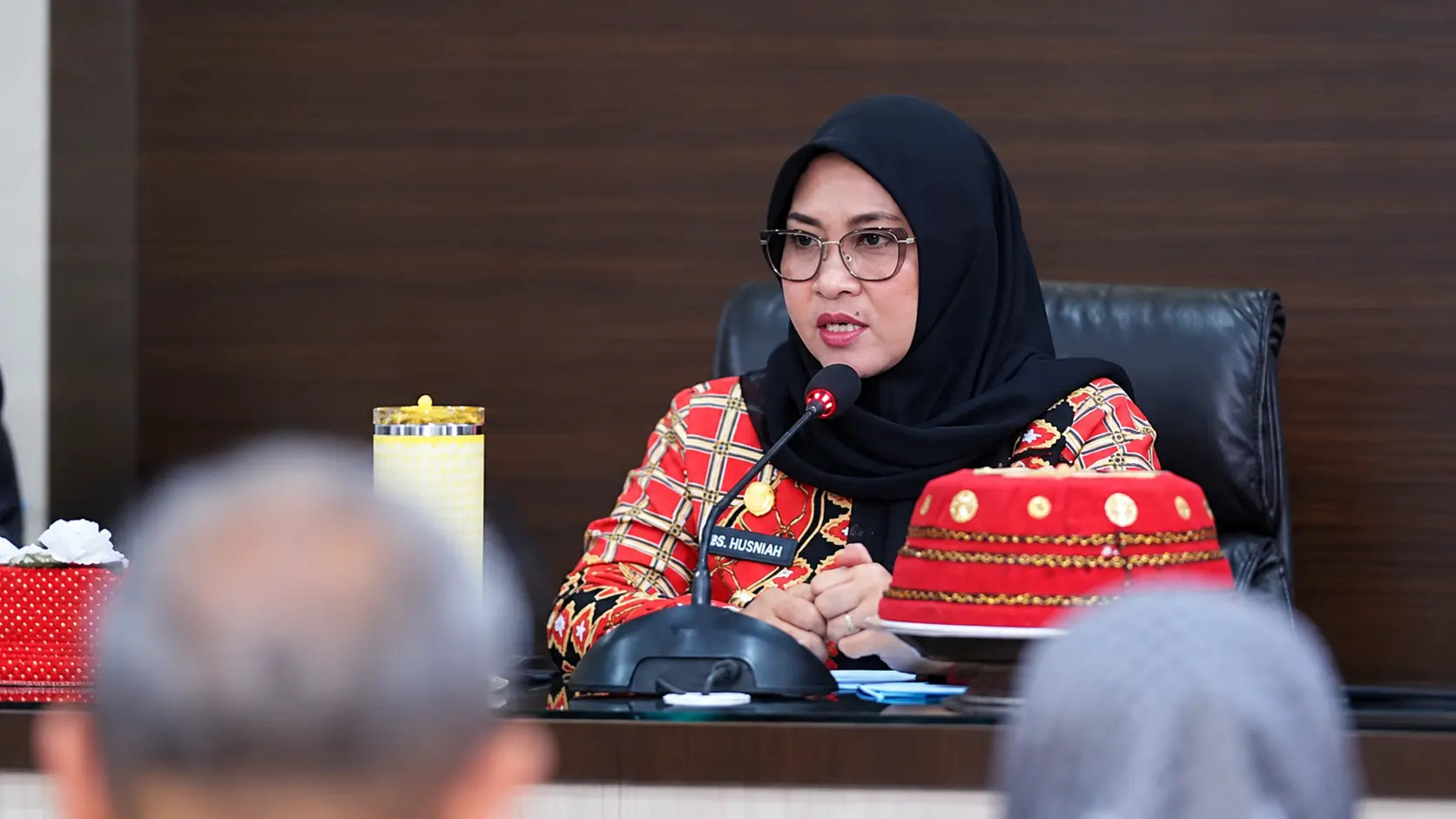 Bupati Gowa Sitti Husniah Talenrang dalam kegiatan pemerintahan