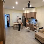 Interior hunian dengan fasilitas menyerupai apartemen di Lapas Cibinong