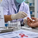 Ilustrasi pemeriksaan HIV di fasilitas kesehatan
