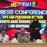 Kapolda Banten dalam konferensi pers identifikasi Surakman ABK KM Arupadhatu I