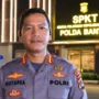 Kabidhumas Polda Banten Kombes Pol Maruli Ahiles Hutapea memberikan keterangan terkait barang temuan pencarian KM Arupadhatu 1 di Selat Sunda