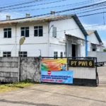 Ilustrasi kawasan pabrik PT PWI 6 terkait pemberitaan PHK pekerja di Lebak