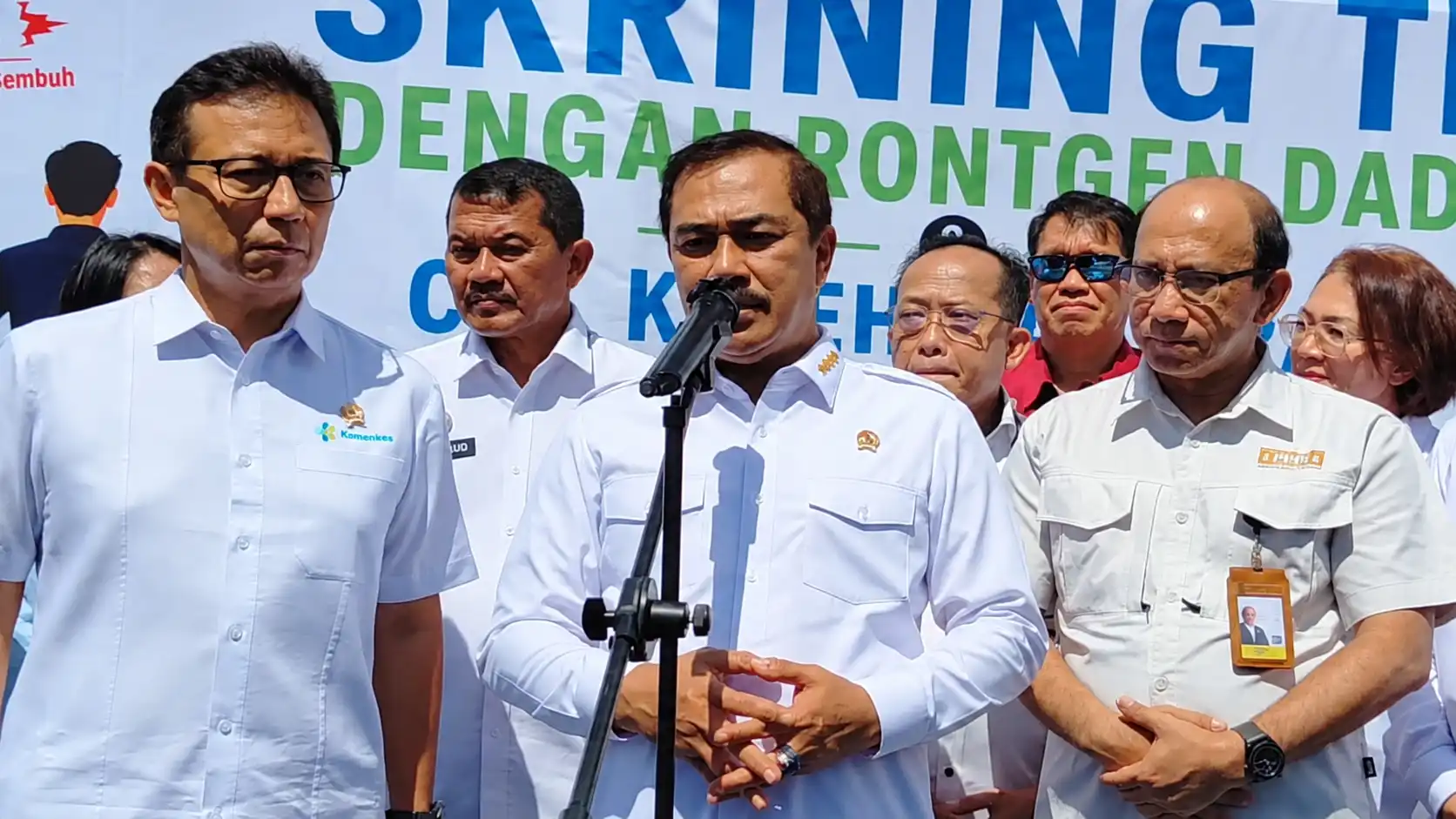 Agus Andrianto saat memberikan keterangan terkait audit remisi Indra Kenz