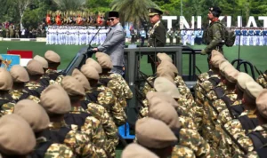 HUT ke-81 TNI dan Modernisasi Alutsista Presiden Prabowo Subianto saat mengikuti rangkaian HUT ke-81 TNI di Jakarta