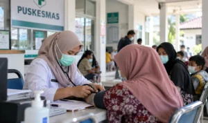 Ilustrasi Kasus ISPA di Kabupaten Lebak Ilustrasi pelayanan kesehatan di puskesmas saat kasus ISPA meningkat di Lebak