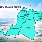 Peta Provinsi Banten dan delapan kabupaten kota dalam pertumbuhan ekonomi