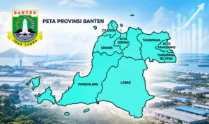 Peta Provinsi Banten dan Pertumbuhan Ekonomi Peta Provinsi Banten dan delapan kabupaten kota dalam pertumbuhan ekonomi