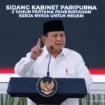 Presiden Prabowo Subianto dalam Sidang Kabinet Paripurna di Istana Kepresidenan, Jakarta, 21 Oktober 2026.