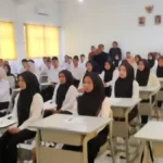 Peserta seleksi calon pekerja di Kabupaten Serang mengikuti proses rekrutmen.