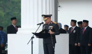 Kapolda Banten pada Upacara Hari Kesaktian Pancasila 2026 Kapolda Banten Irjen Pol Hengki membacakan teks Pancasila