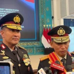 Suyudi Ario Seto dan Listyo Sigit Prabowo dalam pergantian Kapolri