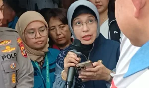 Kepala BPS Amalia Adininggar Widyasanti memberikan keterangan terkait kondisi perumahan di Jakarta.