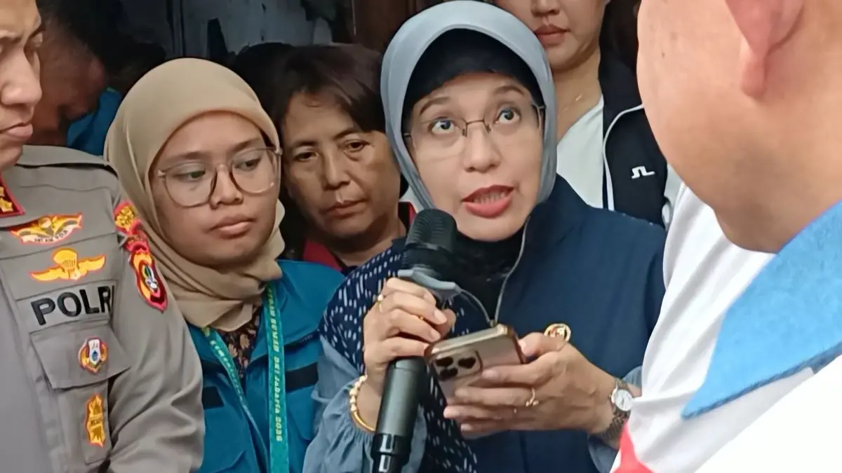 Kepala BPS Amalia Adininggar Widyasanti memberikan keterangan terkait kondisi perumahan di Jakarta.