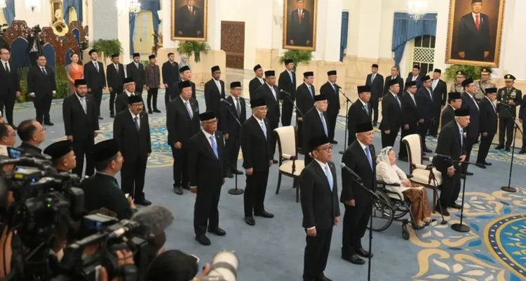 Pelantikan 26 anggota Wantimpres oleh Presiden Prabowo Subianto