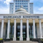 Gedung Mahkamah Konstitusi terkait gugatan UU Pemilu oleh PBB, PPP, dan Partai Elang.