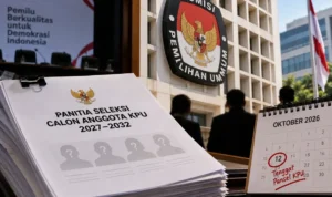 pansel-kpu-2027-2032-belum-diumumkan (1) Ilustrasi Pansel KPU 2027–2032 yang belum diumumkan meski tenggat pembentukan telah terlewati.