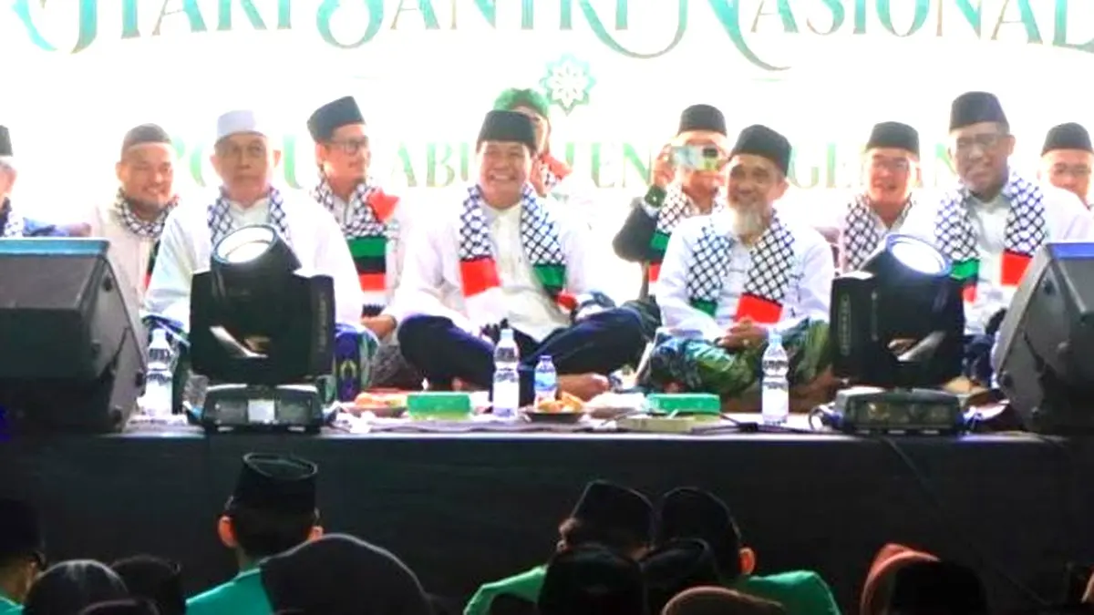 Puncak peringatan Hari Santri Nasional 2026 yang diselenggarakan PCNU Kabupaten Tangerang di Kaduagung.