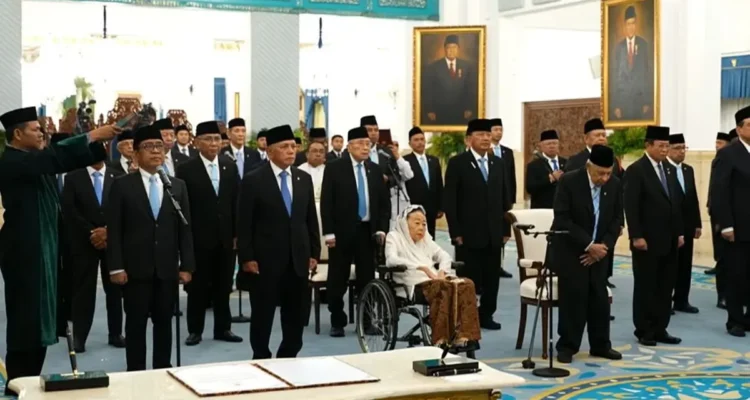 Pelantikan 26 anggota Wantimpres di Istana Negara