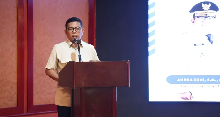 Gubernur Banten Andra Soni membahas elektrifikasi jalur kereta Rangkasbitung-Merak